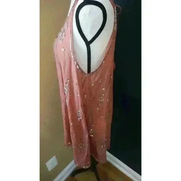 Free People Copper Starry Night Tunic – Sleeveless Boho Summer Top (M) - Picture 8 of 16